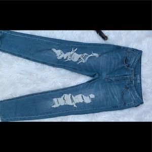 Empyre Easton Distressed Boyfriend Jeans, sz 7 us